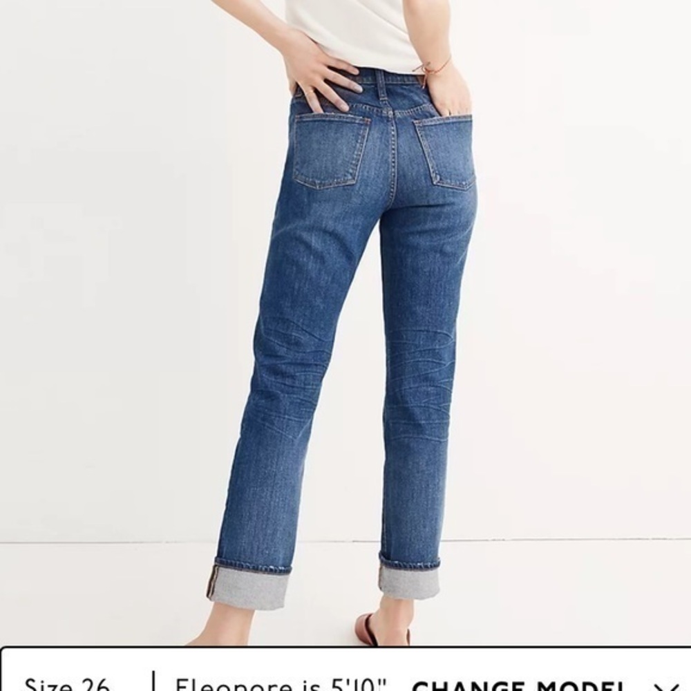 New ▶️ Madewell ◀️ Sold Out The High- Rise Slim Boyfriend Jean